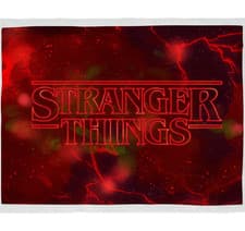 Image of Stranger Things Fleece Blanket Sherpa Soft Throw 100 x 150cm Polyester Blanket