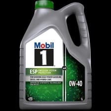 Image of Engine Oil 5L 5 Litre Mobil 1 ESP X4 0W-40 Canister Lubricant - Mobil 157814