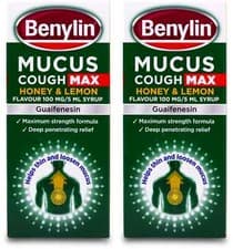 Image of Benylin Mucus Cough Max Honey and Lemon 300ml X 2