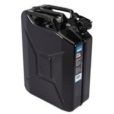 Image of Draper Steel Fuel Can 20L Black Storing And Transferring Flammable Liquids 07257