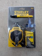 Image of Stanley 30 m Polyester, Nylon Chalk Line & Chalk Refill