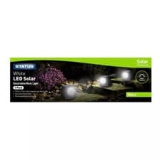 Image of 3 Pack Solar Rock Garden LED Lights Quality Decorative Status NEW POST SAME DAY