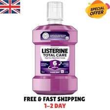 Image of Listerine Total Care Clean Mint 1L Mouthwash Flouride For Oral Care & Bad Breath