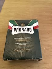 Image of PRORASO GREEN Aftershave LOTION | Eucalyptus and Menthol | 100ml bottle