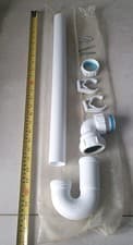 Image of Washing Machine Waste Standpipe and Trap 1-1/2"/ 40mm - plumbing compression fit