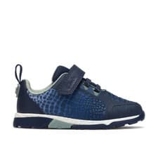 Image of Clarks Boys,Kids Unisex Steggy 2 Flux Toddler Navy/Blue Trainers,Riptape