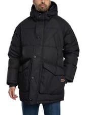 Image of Superdry Men's Expedition Puffer Parka Jacket, Black