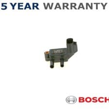 Image of Bosch Exhaust Pressure Sensor Fits Ford Focus Mondeo S-Max Kuga C-Max Galaxy