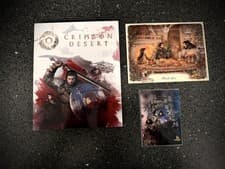 Image of Crimson Desert PS5 Slipcover Bundle Embossed - No Game - Only sleeve + 2 cards