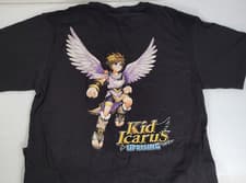 Image of Kid Icarus UPRISING Promo T Shirt Size L Pax East 2012 T-Shirt Nintendo 3DS