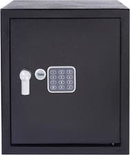 Image of Yale Large/Medium/Small Black Alarmed Value Safe - 130dB Built-In Alarm