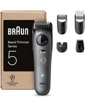 Image of Braun Beard Trimmer Series 5 BT5525, +5 Styling Tools,Ultra Sharp Blade, 120 Min