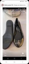 Image of Melissa Vivienne Westwood Ballet Pumps  - Flat School - Work Shoes - Size 3