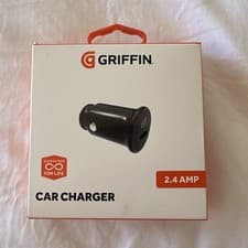 Image of Griffin 2.4 Amp USB A Car Charger Black - GP-012-BLK