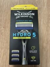 Image of Wilkinson Sword Hydro 5 Sensitive With Aloe Vera, 1 Razor + 4 Blades Refills