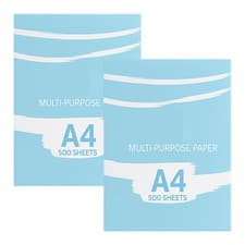 Image of A4 Copier Paper Office Printer Papers White Blank 500-2500 Sheets 1/2/5 Reams