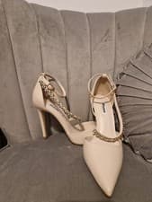 Image of New Dune Jewelled Shoes Size 6