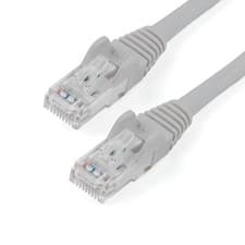 Image of StarTech.com 5m CAT6 Ethernet Cable - Grey CAT 6 Gigabit Ethernet Wire -650MHz 1