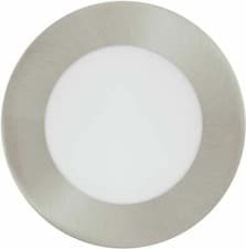 Image of EGLO Recessed Light, Cast Metal, 5.5 W, Matte Nickel Dimmable