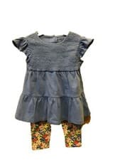 Image of Baby Girls Ralph Lauren Dress And Leggings Set Age 18 Months