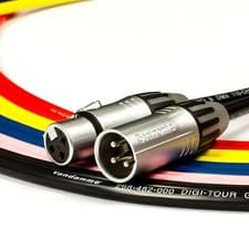 Image of Digital AES & DMX Lead. 3 Pin. Van Damme Cable, Female XLR to Male XLR 110ohm