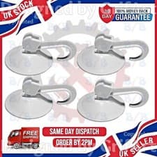 Image of 4 LARGE STRONG SUCTION HOOKS BATHROOM KITCHEN SUCKER CUP DOOR HANGER REUSABLE
