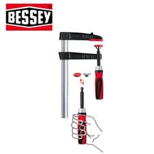 Image of Bessey TG40-2K Malleable cast iron screw clamp TG 400/175 2pc Plastic Handle, BE