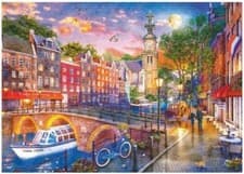 Image of Ravensburger Sunset in Amsterdam Jigsaw Puzzle (1000 Pieces)