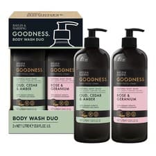 Image of Baylis & Harding, Goodness Bodywash, 2 x 1L
