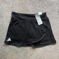 Image of Womens Size Medium Adidas Club Skort Tennis Skirt Black HS1454