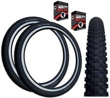 Image of Kenda SMALL BLOCK 8 EIGHT 24 x 1.50 BLACK Mountain Bike TYRE s TUBE s K-1047