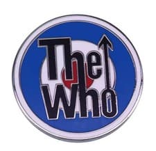 Image of The Who Enamel Pin Badge Music Badges Rock And Roll Accessories