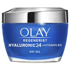 Image of Olay Hyaluronic 24 + Vitamin B5 Moisturiser, Lightweight Day Gel Cream, 50 ml