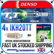 Image of IKH20TT (4704) DENSO IRIDIUM TT SPARK PLUGS SET OF 4 - WHOLE -