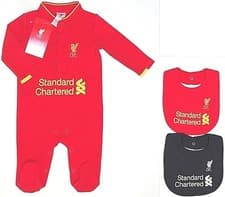 Image of LIVERPOOL FC BABIES PRAM SLEEP - SUIT BABY GROW PLAY BODYSUIT LFC