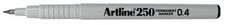 Image of Artline EK250 Extra Fine Permanent Marker Pen 0.4mm - Select Colour