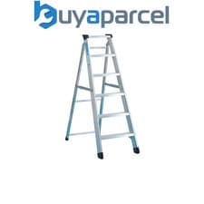 Image of Zarges 49608 Industrial Swingback Steps, Open 1.73m Closed 1.89m 8 Rungs ZAR4960
