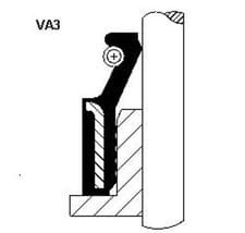 Image of Fits CORTECO CO49472858 Valve stem gasket/seal CO49472858 Valve stem gasket/sea