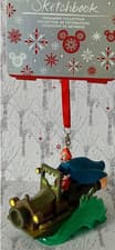 Image of Disney Store Madam Medusa The Rescuers Sketchbook Hanging Ornament Christmas NEW