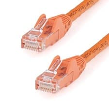 Image of StarTech.com 10m CAT6 Ethernet Cable - Orange CAT 6 Gigabit Ethernet Wire -650MH
