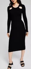 Image of And Now This Women's Cut-Out Long Sleeve Dress Size XS