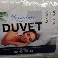 Image of 100% COTTON DUVET CHANNEL STITCHED LUXURY QUALITY IN ALL SIZES & TOG