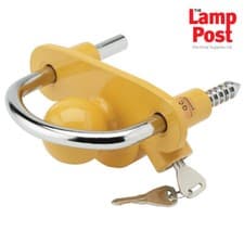 Image of Draper 99663 Heavy Duty Ball Tow Hitch Lock for Towing Caravans Trailers Boats