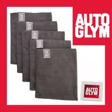 Image of Autoglym microfibre Grey cloths x 5