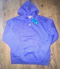 Image of Adidas Womens Essential Loose Fleece Hoodie New With Tags Size Xs