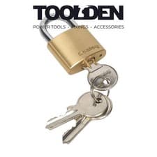 Image of Sealey PL100 Brass Body Padlock 30mm