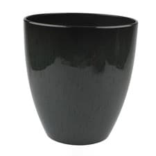 Image of Plastic Garden Flower Pots Set of 3 with Breathable Mat and Tray for Plant Care