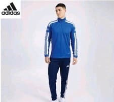 Image of Adidas Track Top Blue 🔵 Size L. RRP £40