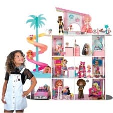 Image of LOL Surprise Doll House With 85 Surprises 4-Stories OMG Fashion Kids Playset NEW