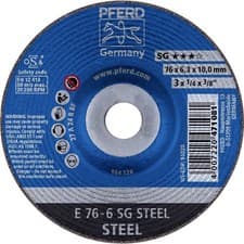 Image of PFERD Grinding Disc 76mm steel for angle grinders 10 pcs